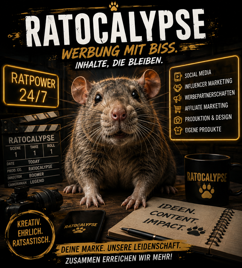 Ratocalypse – Werbung mit Biss, kreativer Content für Unternehmen